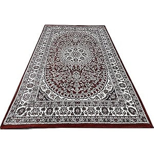 carpet for living room bedroom dining room hall floor kitchen office beautiful home dcor 4x6 feet kashmiri design persian soft thick silk maroon 120 x 180 cm