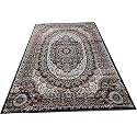 Kashmiri Design Traditional Carpets for Living Room 8x11 Feet (240 x 330 Cm) Drawing Room Hall Blue Colour