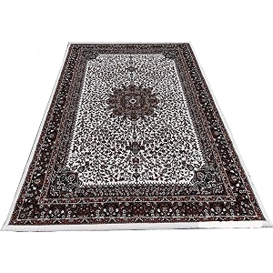 thick n soft acrylic carpets for home living room bedroom with 12 mm pile height thickness 8 feet x 11 feet ivory colour