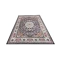 Thick n Soft Acrylic Carpets for Home Living Room Bedroom with 12 MM Pile Height Thickness 2 Feet x 6 Feet Blue Colour