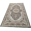 Thick n Soft Acrylic Carpets for Home Living Room Bedroom with 12 MM Pile Height Thickness 8 Feet x 11 Feet Green Colour