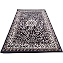 Thick n Soft Acrylic Carpets for Home Living Room Bedroom with 12 MM Pile Height Thickness 3 Feet x 5 Feet Blue Colour