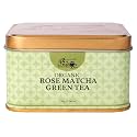The Indian Chai - Organic Rose Matcha Green Tea Powder 30g, Makes Immune System Stronger, Eases Sore Throat, Relieves Stress, Benefits Skin