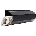 INDIAN DECOR. 2950 Outdoor Wall Mounted Newspaper Rack, Newspaper Holder, Magazine Rack, Outdoor Newspaper Holder - Black (Metal)