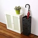 INDIAN DECOR 509712 Umbrella Stand Umbrella Rack Free Stand for Canes, Walking Sticks, Indoor Umbrela Holder for Home, Office, Stylish, 100% Metal, Rustproof, Black