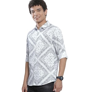 THE INDIAN GARAGE CO Mens Cotton Printed