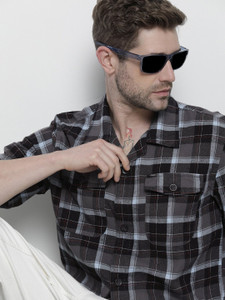 The Indian Garage Co. Men Checkered Casual