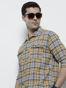 The Indian Garage Co. Men Checkered Casual