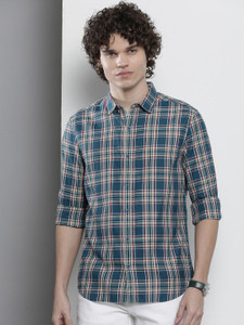 The Indian Garage Co. Men Checkered Casual