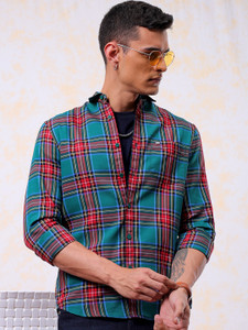 The Indian Garage Co. Men Checkered Casual