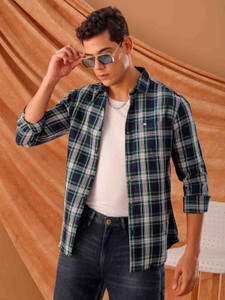 The Indian Garage Co. Men Checkered Casual
