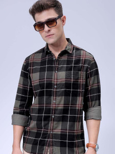 The Indian Garage Co. Men Checkered Casual