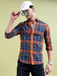 The Indian Garage Co. Men Checkered Casual