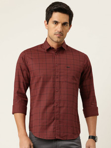 The Indian Garage Co. Men Checkered Casual