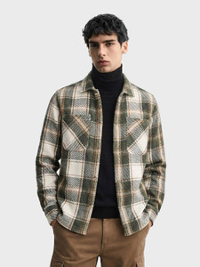 The Indian Garage Co. Men Checkered Casual