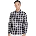 The Indian Garage Co Men's Slim Fit Casual Checkered Cotton Shirt