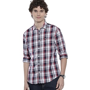 THE Indian Garage CO Men Polycotton Slim