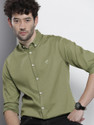 The Indian Garage Co. Men Solid Casual