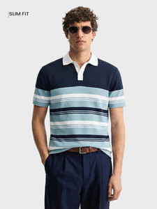 The Indian Garage Co. Men Striped Polo