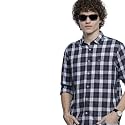 The Indian Garage Co Men's Slim Fit Casual Checkered Cotton Shirt