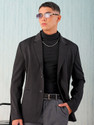The Indian Garage Co. Solid Single Breasted Casual Men Blazer