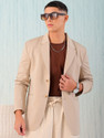 The Indian Garage Co. Solid Single Breasted Casual Men Blazer
