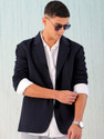 The Indian Garage Co. Solid Single Breasted Casual Men Blazer