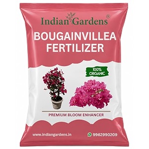 indian gardens - bougainvillea fertilizer 5 kg for plant  bloom booster for vibrant flowers  slow release organic nutrient  for terrace amp outdoor plants