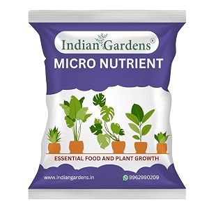 indian gardens - micro nutrient fertilizer  soil applicant  premium essential plant food  home gardens for all plants - 400 grams