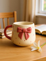 The Indian Home Cute Pink Bow Ceramic