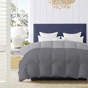 500 gsm winter proof comforter premium collection quilted revesible comforter 9034 x 9034 inches228cm x 228cm - queen size comfortersilverdark grey