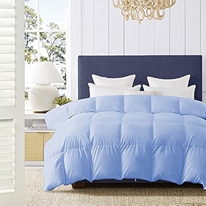500 gsm winter proof comforter premium collection quilted comforter 6034 x 9034 inches152cm x 228cm - single bed comfortersky blue