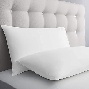 premium standard size microfiber 1834 x 2834 inches46cm x 71cm pillow covers - set of 2white