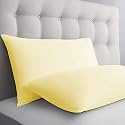 Premium Standard Size Microfiber (18" x 28" Inches/46cm x 71cm) Pillow Covers - Set of 2|Ivory