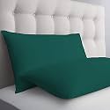 Premium Standard Size Microfiber (18" x 28" Inches/46cm x 71cm) Pillow Covers - Set of 2|Teal