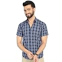 Indian Needle Men39s Checkered Regular Fit Shirts