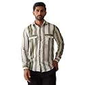 Indian Needle Men39s Striped Regular Fit Shirts