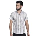 Indian Needle Men39s Striped Regular Fit Shirts