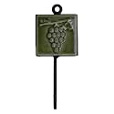 Indian-Shelf 3 Piece Ceramic Grapes Wall Hooks for Coats Keys & Bags
