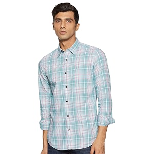 Indian Terrain Mens Slim fit Casual Shirt