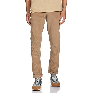Indian Terrain Mens Slim Casual Trousers