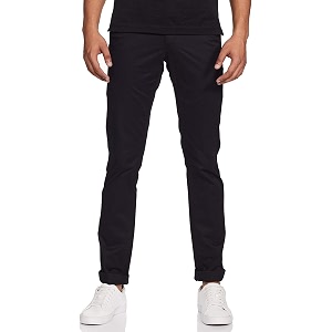 Indian Terrain Mens Slim Casual Trousers
