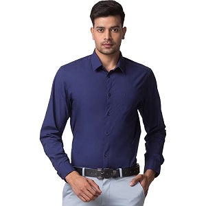 Indian Terrain Mens Slim Fit Shirt