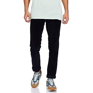 Indian Terrain Mens Slim Casual Trousers