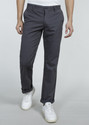 INDIAN TERRAIN Men Regular Fit Grey Cotton