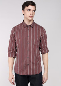 INDIAN TERRAIN Men Slim Fit Striped Casual