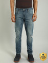 INDIAN TERRAIN Men Slim Mid Rise Blue