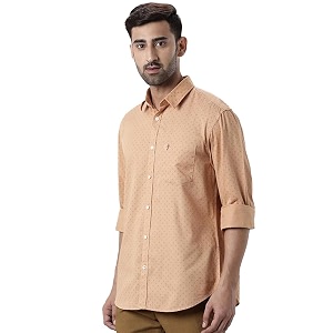 Indian Terrain Printed Cotton Slim Fit Mens
