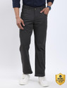 INDIAN TERRAIN Regular Fit Men Grey Trousers