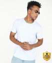 INDIAN TERRAIN Striped Men Round Neck Blue